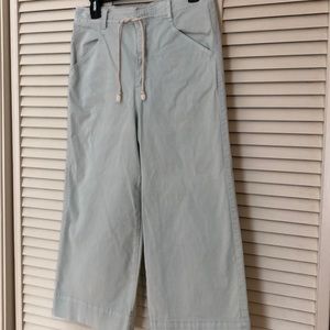 Chino by Anthropologie wide leg cropped pants